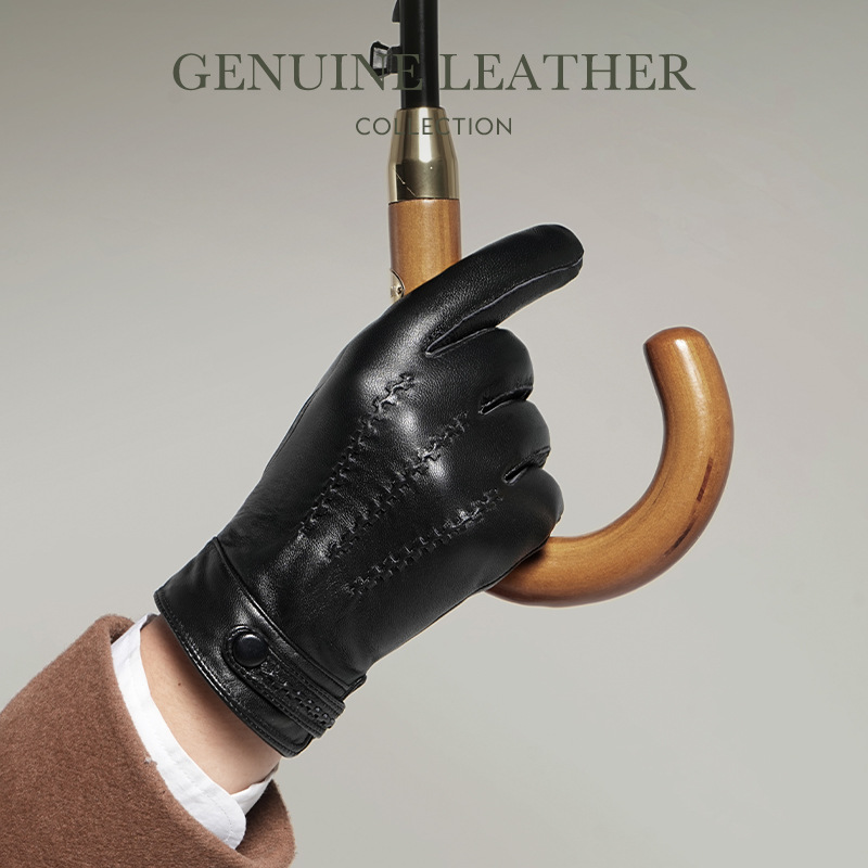 Men's Top Layer Sheepskin Genu - огляд і ціна Leather Driving Glove