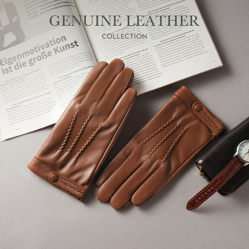 Men's Top Layer Sheepskin Genu - огляд і ціна Leather Driving Glove