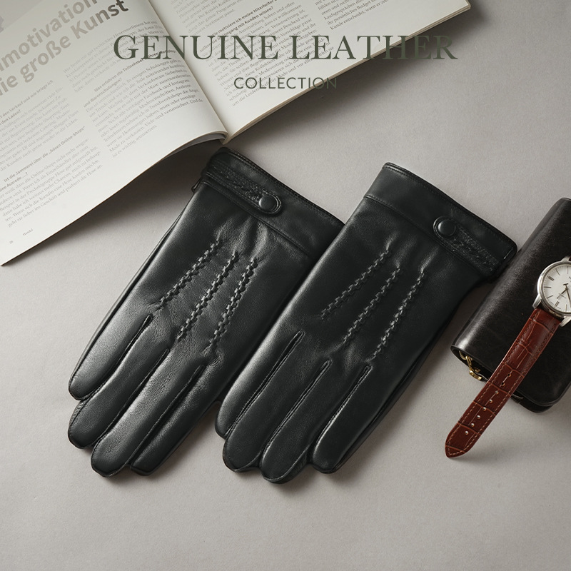 Men's Top Layer Sheepskin Genu - огляд і ціна Leather Driving Glove