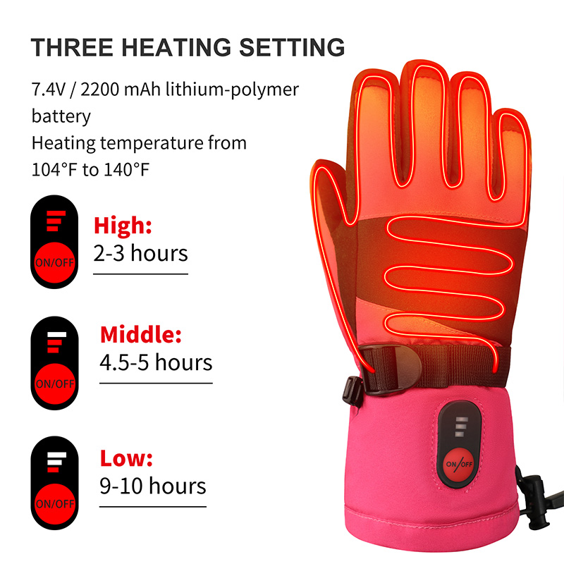 2026 Heated Gloves Kids Childr - огляд і ціна Ski Glove Waterproof