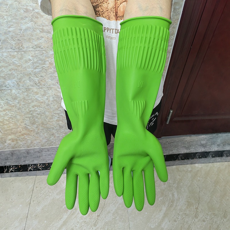 1Pair Lengthen Dishwashing Cle - огляд і ціна Dish Glove Rubber