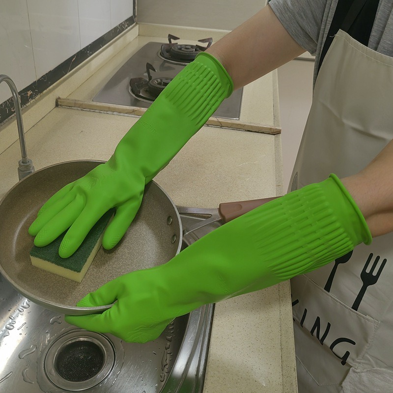 1Pair Lengthen Dishwashing Cle - огляд і ціна Dish Glove Rubber