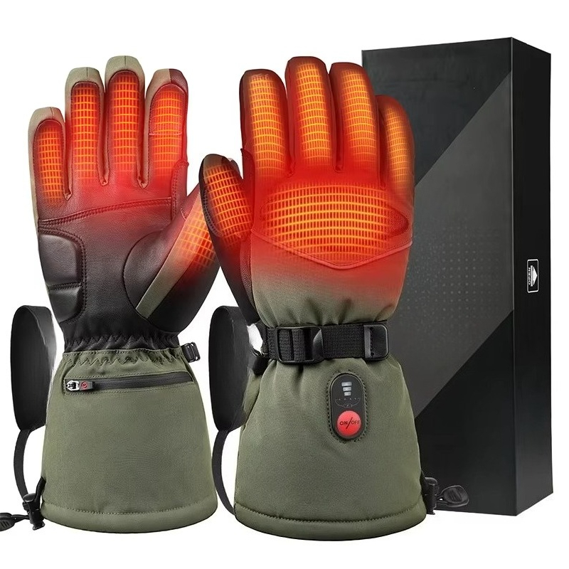 Green 7.4V 3000mAh Outdoor War - огляд і ціна Ski Glove Waterproof