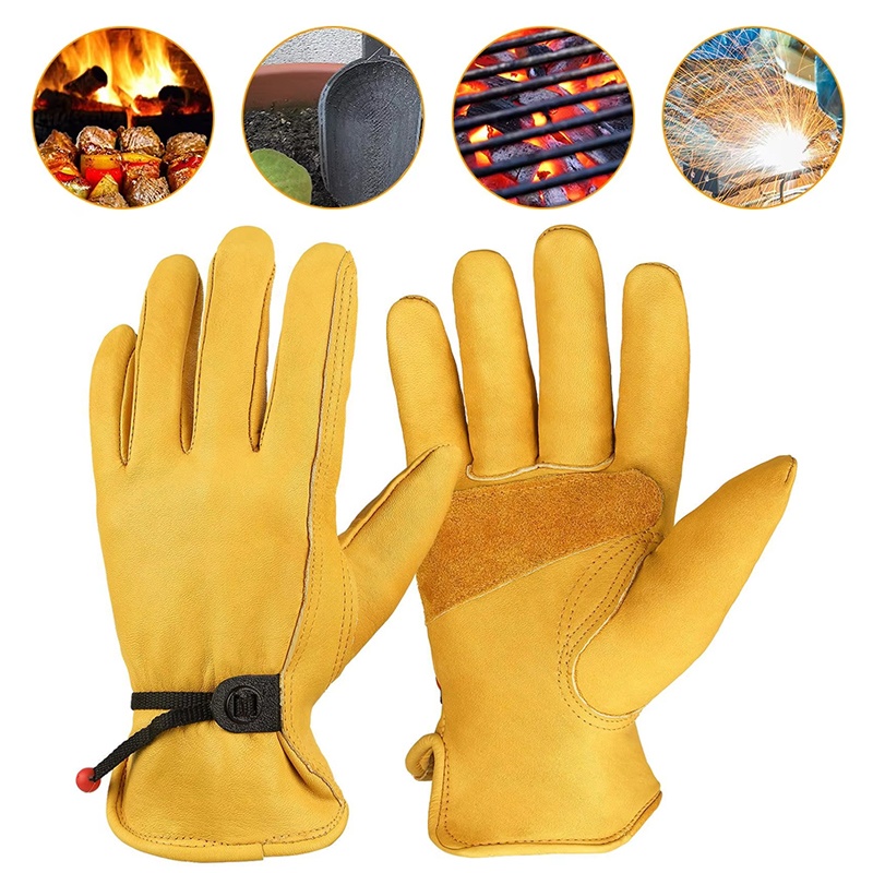 1 Pair Leather Work Glove Cowh - огляд і ціна Leather Driving Glove